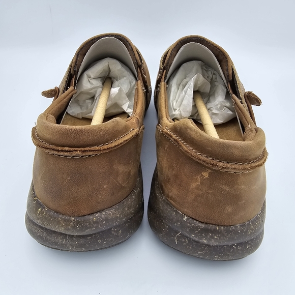 Clarks Collection Roseville Dot Loafers, Dark Tan Combination, Leather, 8M - Picture 8 of 16